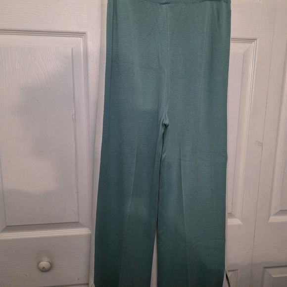 Loewe Sweater Knit Pantsuit in Teal - Picture 2 of 5